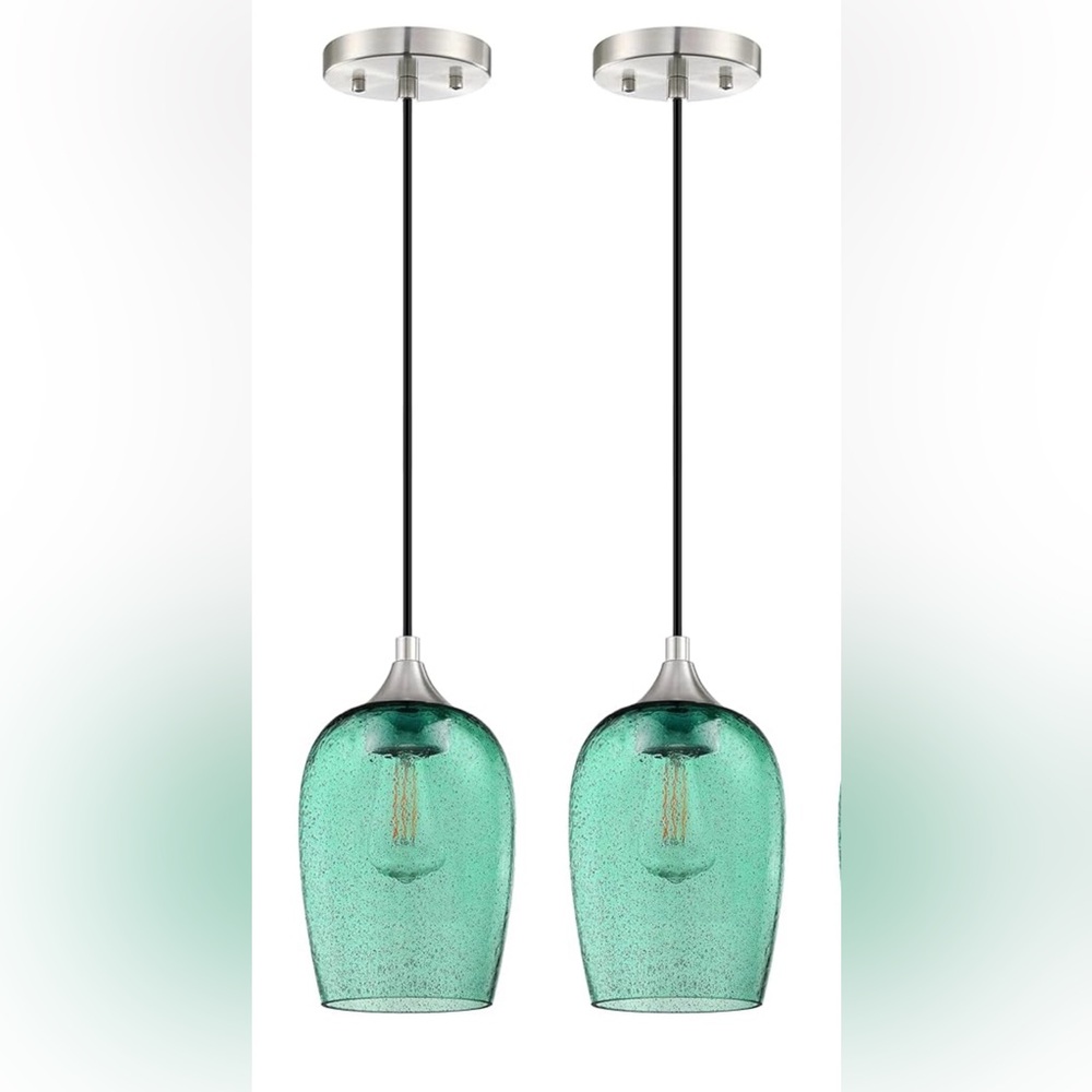 2 pack 1 light hanging indoor kitchen